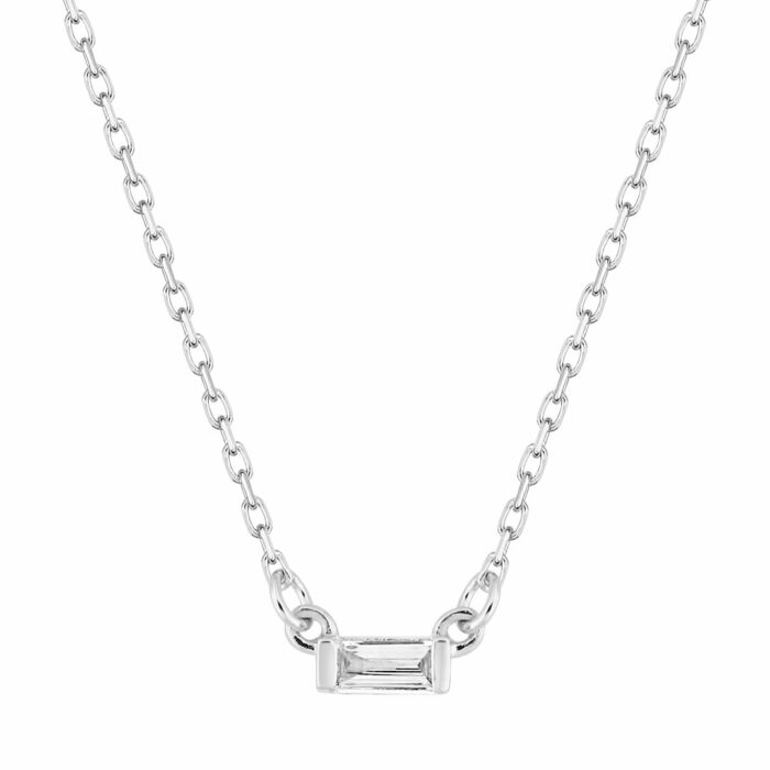 baguette diamant kette