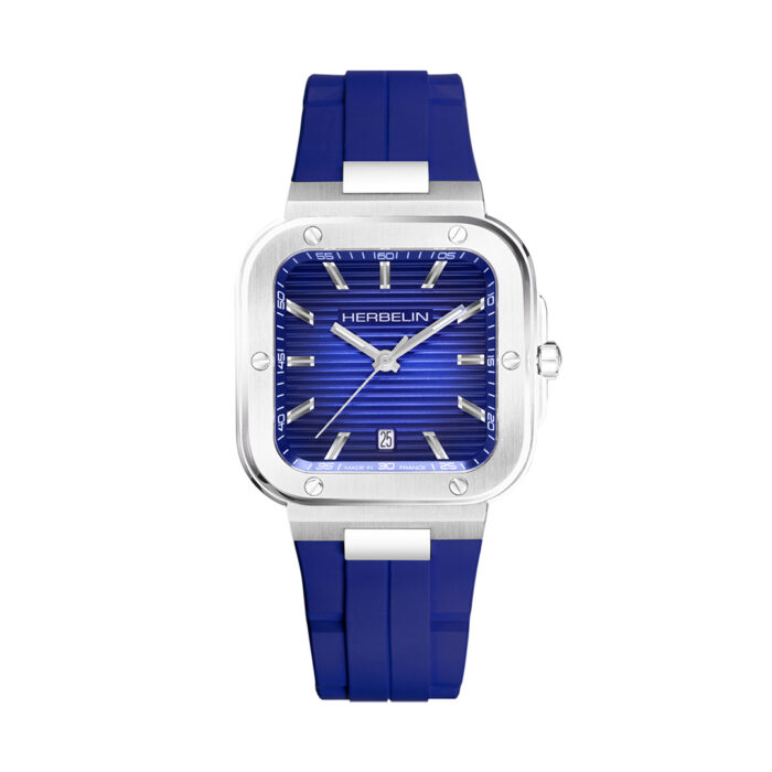 Herbelin Cap Camarat Square FKM Blau Uhr