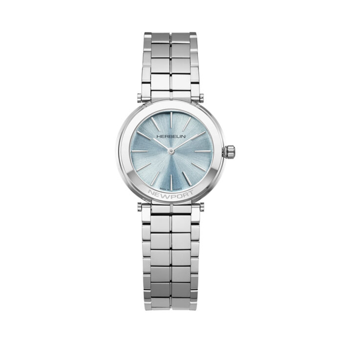 Herbelin Newport Slim Arktisches Blau Uhr