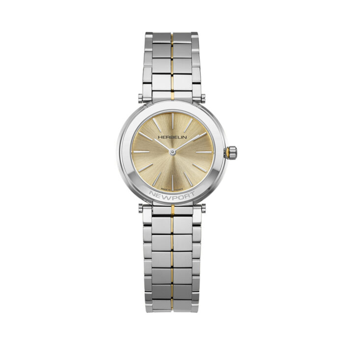 Herbelin Newport Slim Champagne Uhr