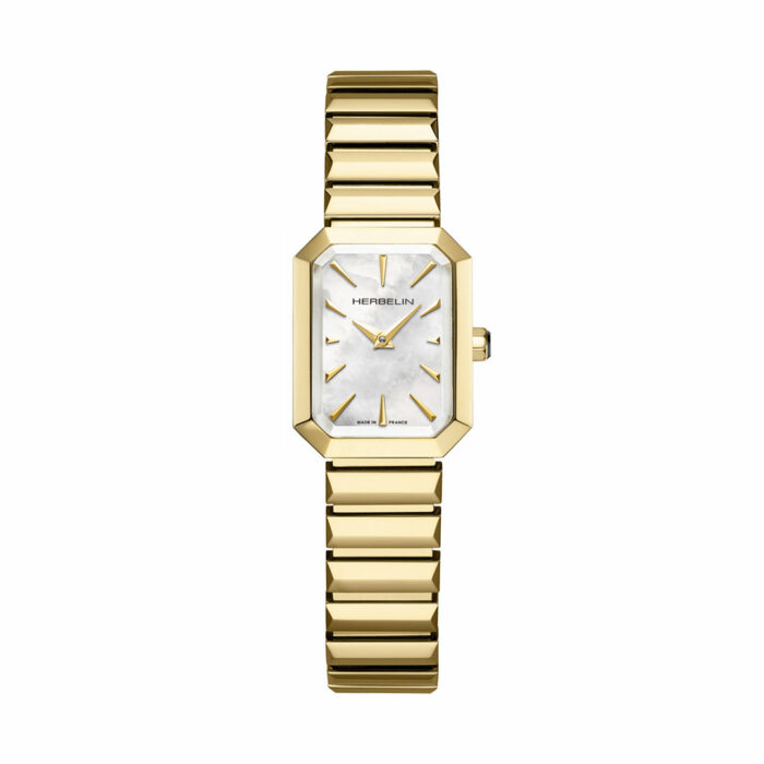 Herbelin Octogone Gold Perlmutt Uhr