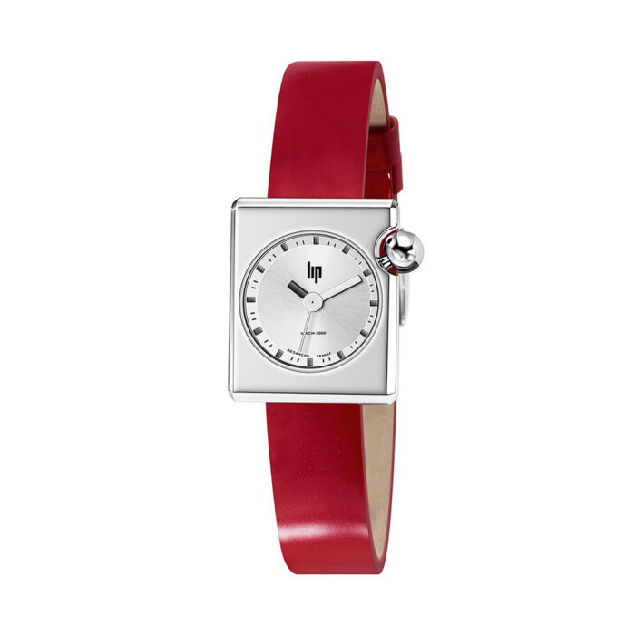 Lip Mach 2000 Mini Square Rot Uhr 671174