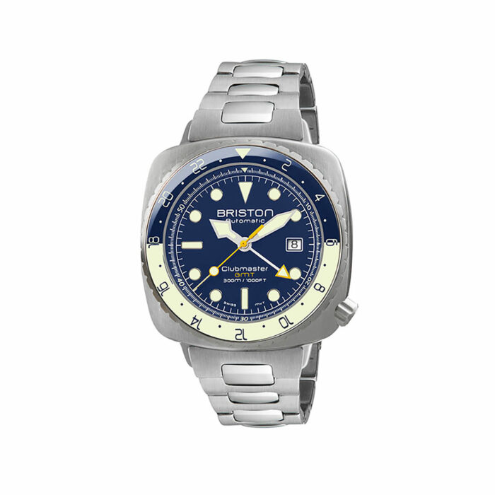 Briston Clubmaster Diver Pro GMT Edelstahl Uhr