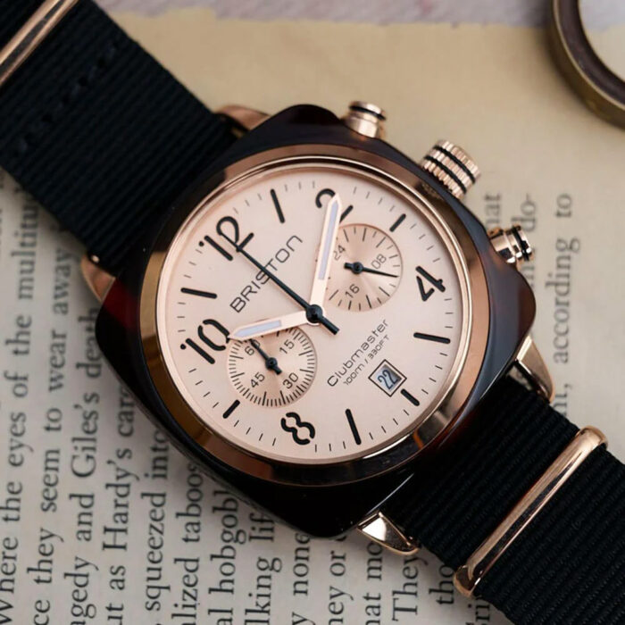 Briston Clubmaster Classic Roségold Uhr – Bild 2