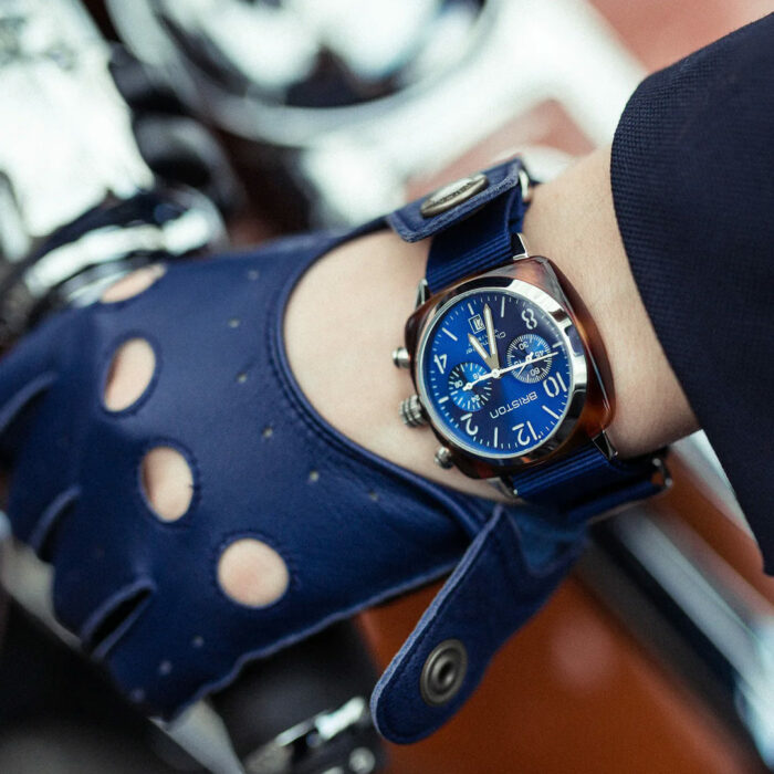 Briston Clubmaster Classic Blau Uhr – Bild 2