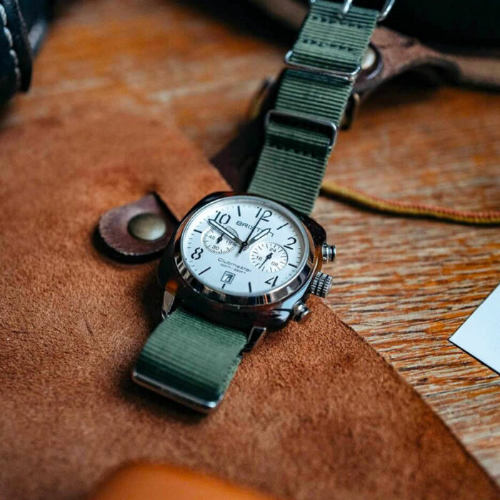 Briston Clubmaster Classic Chrono Weiß Uhr – Bild 2