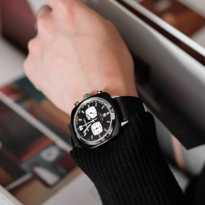 Briston Clubmaster Sport Schwarz Uhr – Bild 2