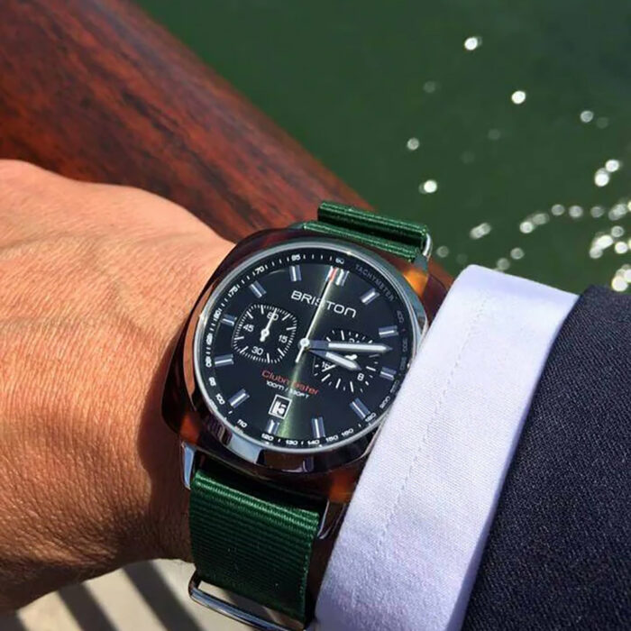 Briston Clubmaster Sport Grün Uhr – Bild 2