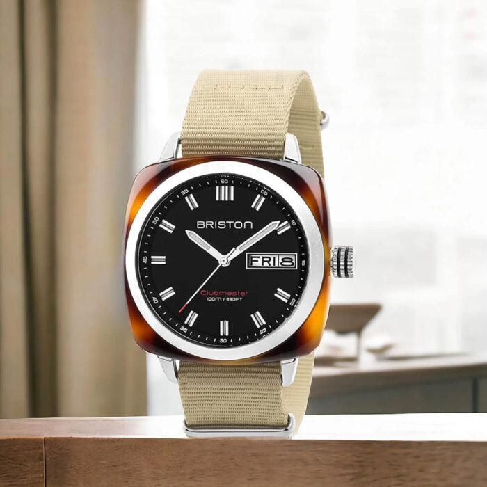 Briston Clubmaster Sport HMS Schwarz Uhr – Bild 2