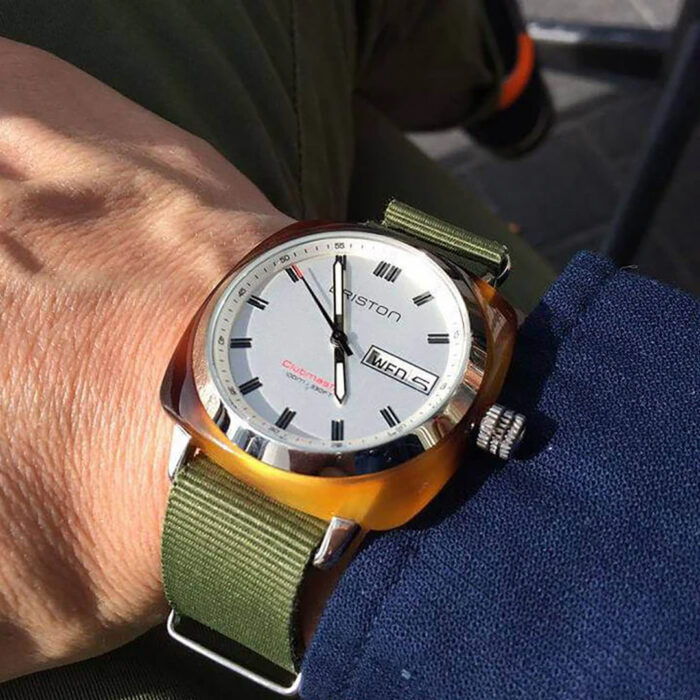 Briston Day-Date Weiß Grün Uhr – Bild 2