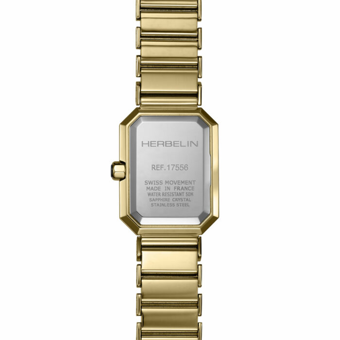 Herbelin Octogone Gold Perlmutt Uhr – Bild 4