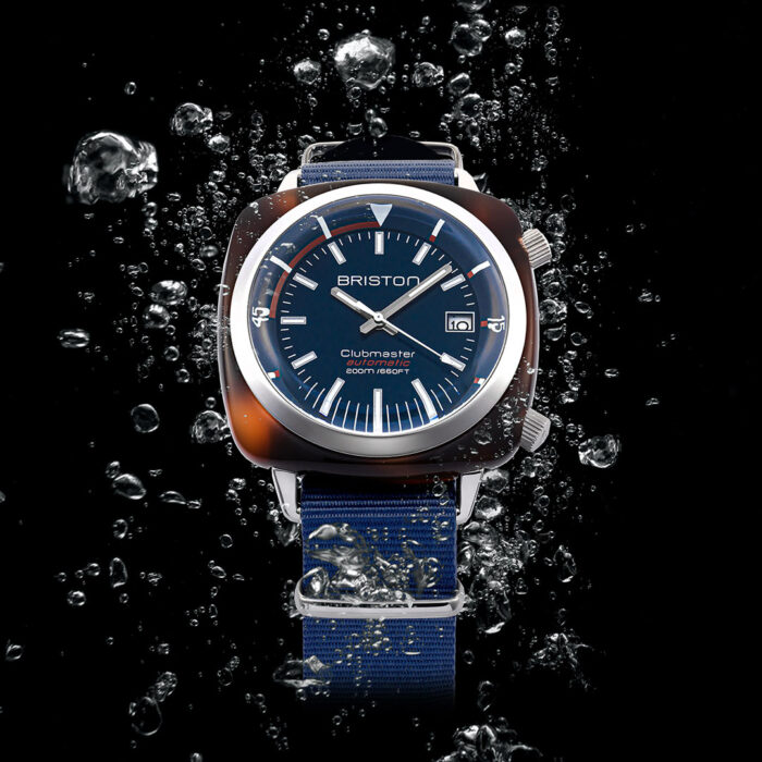Briston Clubmaster Diver Blau Uhr – Bild 2