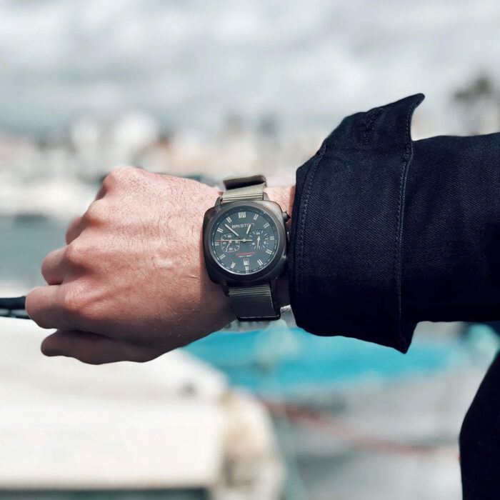 Briston Clubmaster Sport Chrono Jungle Uhr – Bild 2