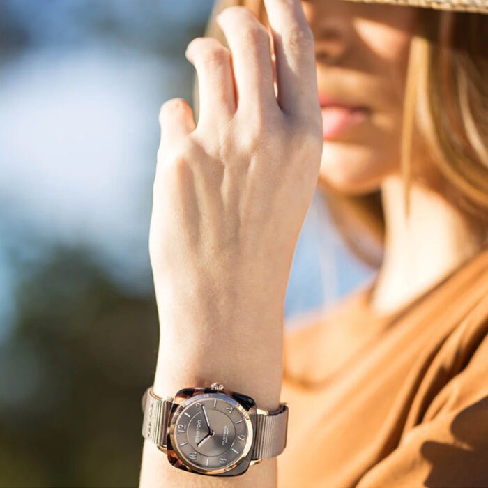 Briston Clubmaster Chic Grau Uhr – Bild 2