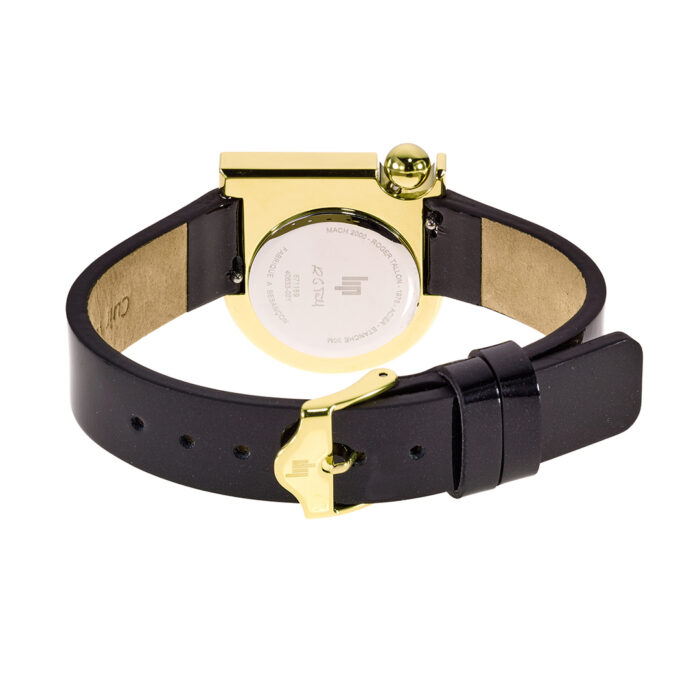 Lip Mach 2000 Mini Moon Gold Schwarz Uhr 671169 – Bild 2