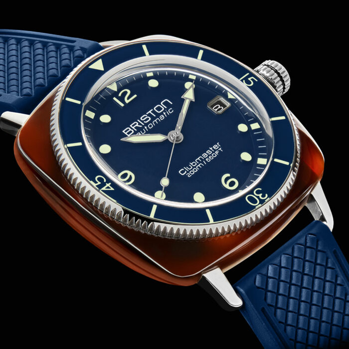 Briston Clubmaster Legend Diver Blau Uhr – Bild 3
