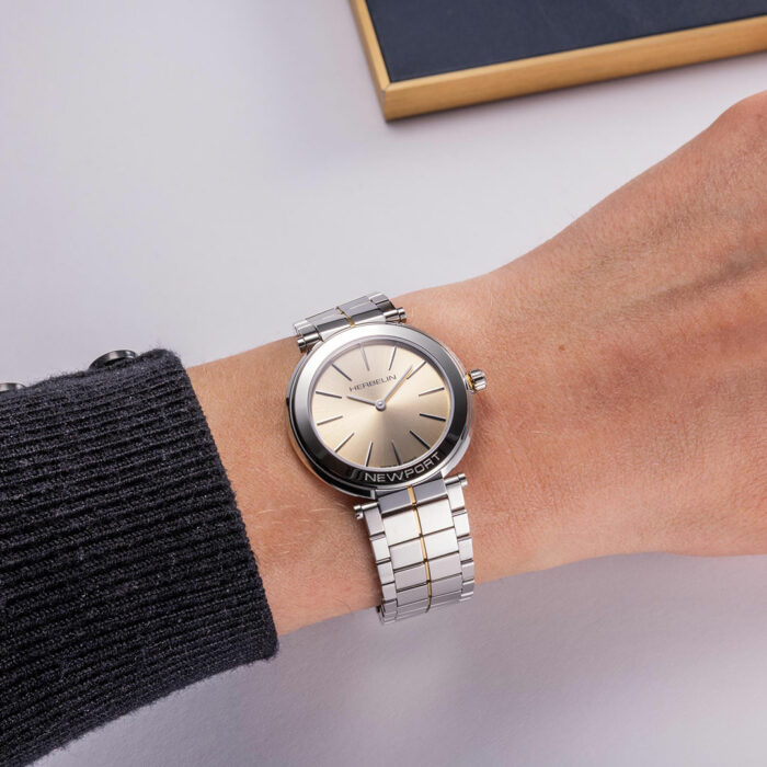 Herbelin Newport Slim Champagne Uhr – Bild 2