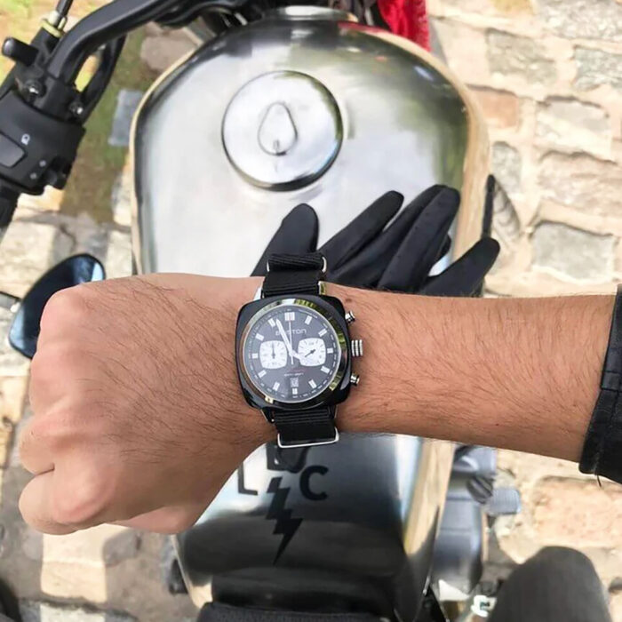 Briston Clubmaster Sport Schwarz Uhr – Bild 3
