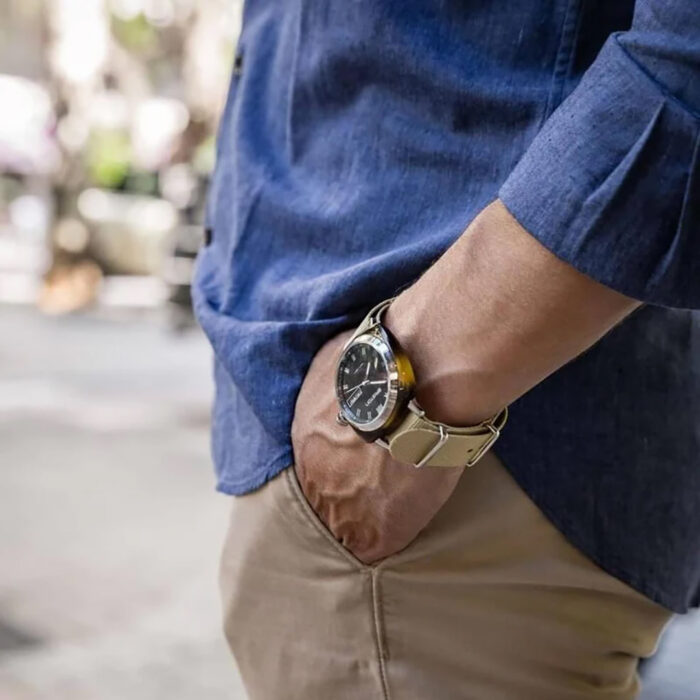 Briston Clubmaster Sport HMS Schwarz Uhr – Bild 3