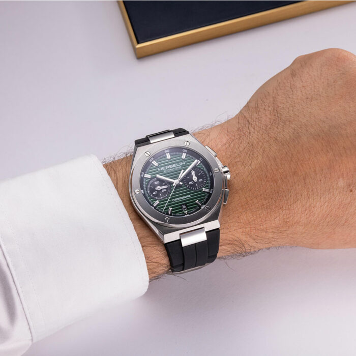 Herbelin Cap Camarat Chrono Automatik Grün Uhr – Bild 2