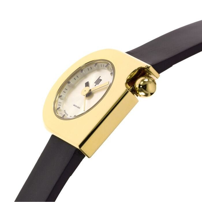 Lip Mach 2000 Mini Moon Gold Schwarz Uhr 671169 – Bild 3
