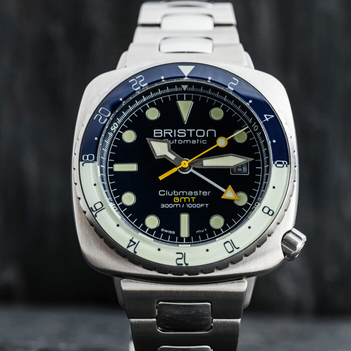Briston Clubmaster Diver Pro GMT Edelstahl Uhr – Bild 5