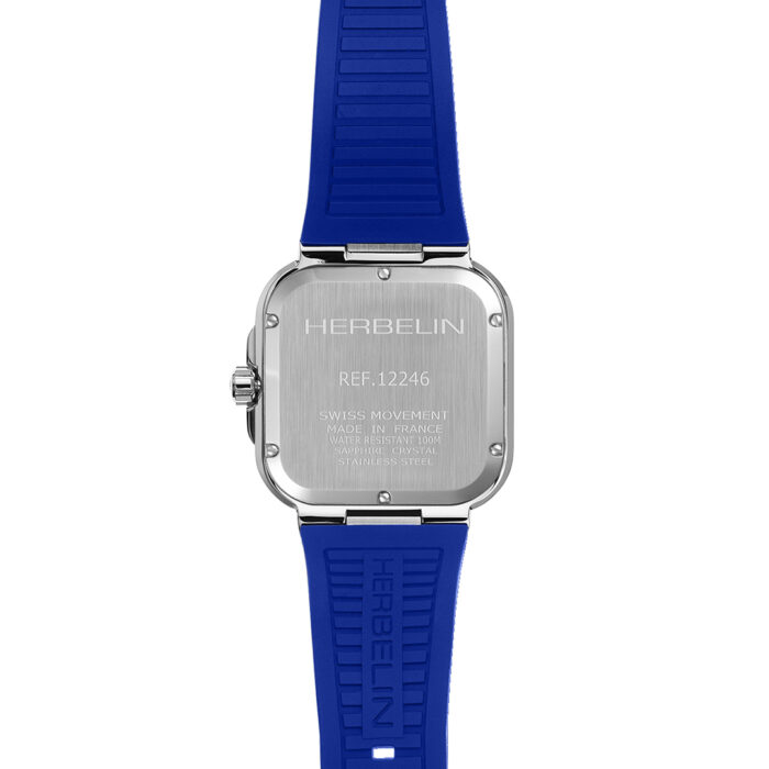 Herbelin Cap Camarat Square FKM Blau Uhr – Bild 4