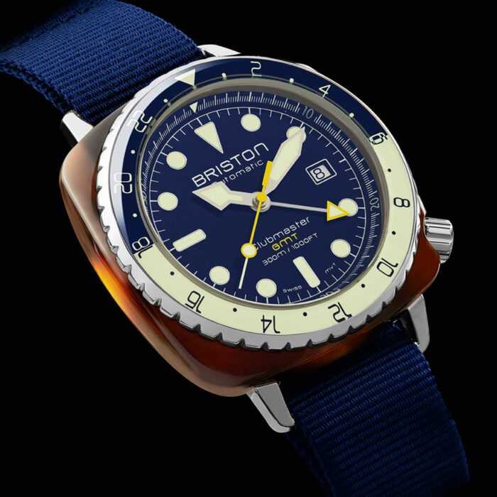 Briston Clubmaster Diver Pro GMT Blau Uhr – Bild 3