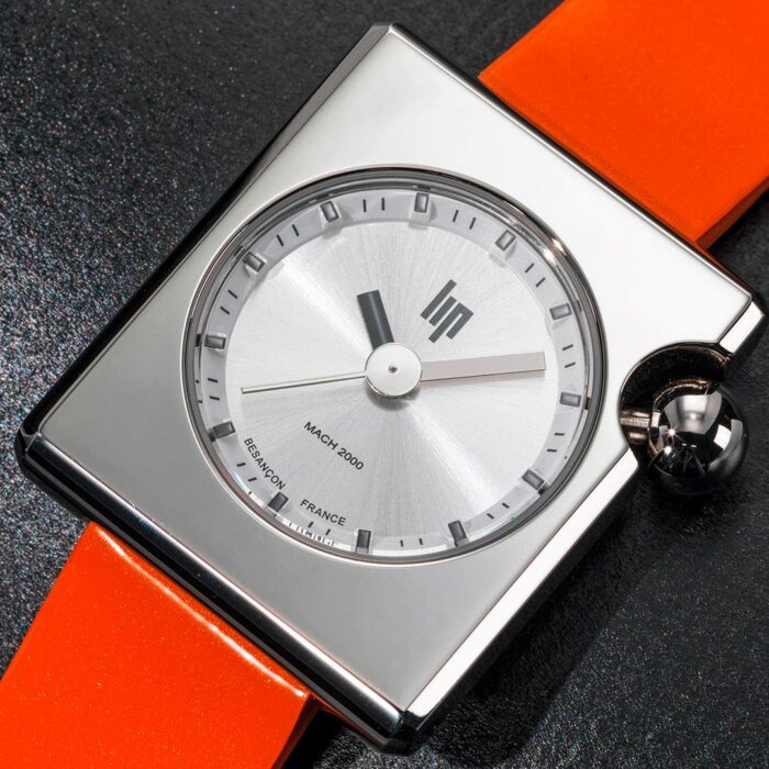 Lip Mach 2000 Mini Square Orange Uhr 671175 – Bild 2