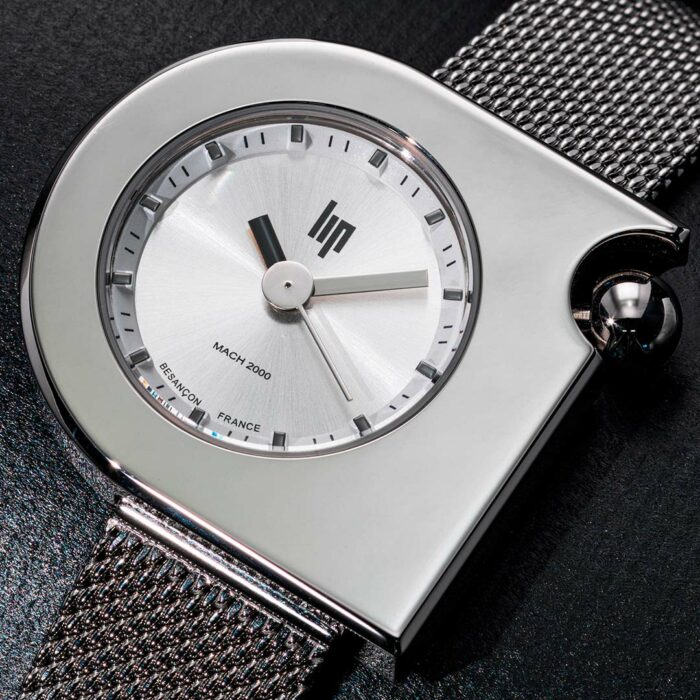 Lip Mach 2000 Mini Moon Silber Uhr 671163 – Bild 2