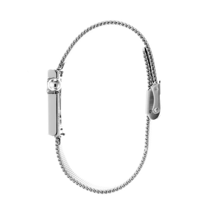 Lip Mach 2000 Mini Square Silberfarbe Uhr 671172 – Bild 3