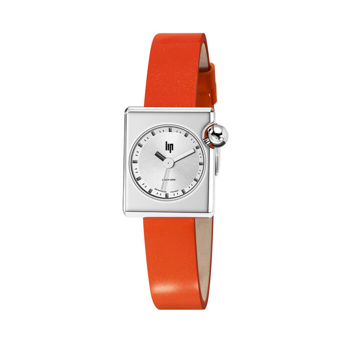 Lip Mach 2000 Mini Square Orange Uhr 671175