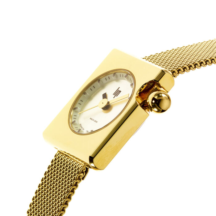 Lip Mach 2000 Mini Square Goldene Uhr 671177 – Bild 4