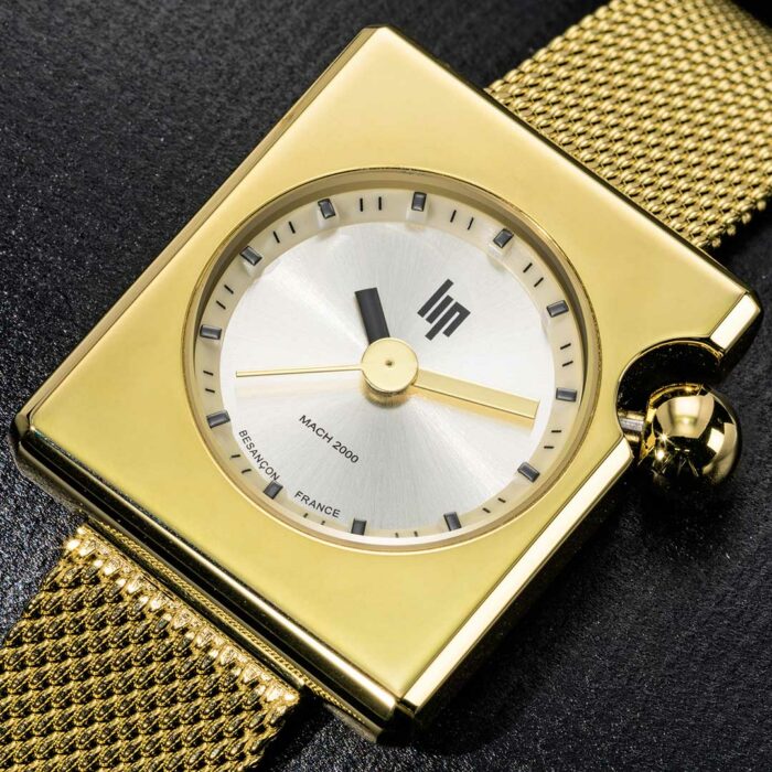 Lip Mach 2000 Mini Square Goldene Uhr 671177 – Bild 2