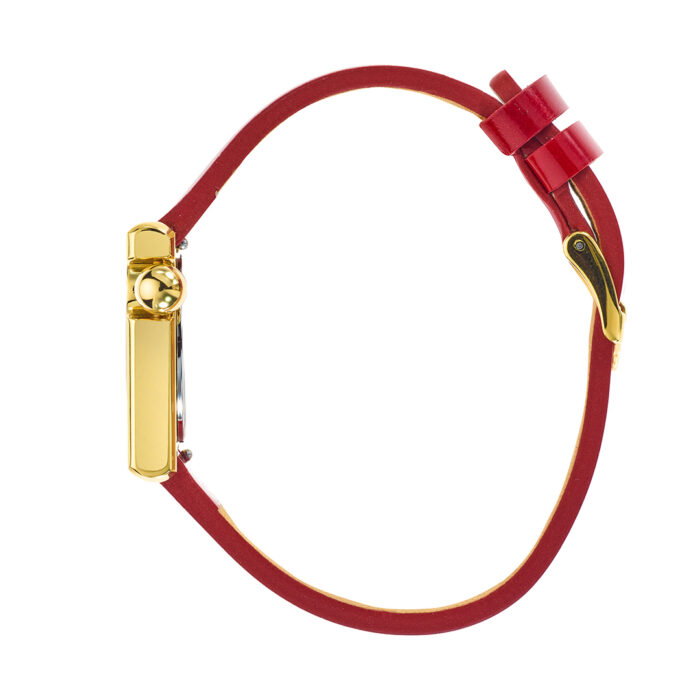 Lip Mach 2000 Mini Square Rot Goldene Uhr 671186 – Bild 3