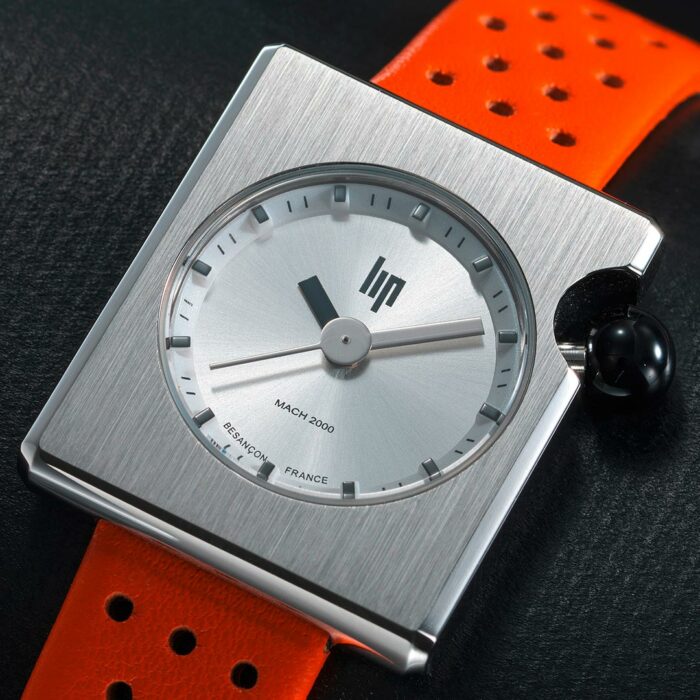 Lip Mach 2000 Mini Square Orange Uhr 671192 – Bild 2