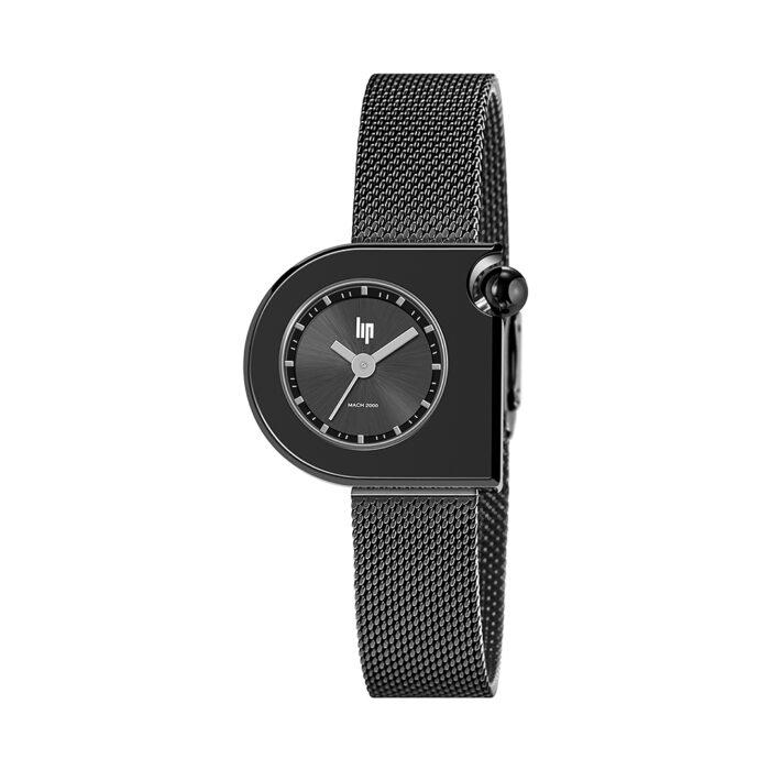 Lip Mach 2000 Mini Moon Schwarz Uhr 671392