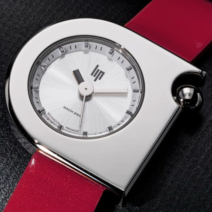 Lip Mach 2000 Mini Moon Rot Silber Uhr 671394 – Bild 2