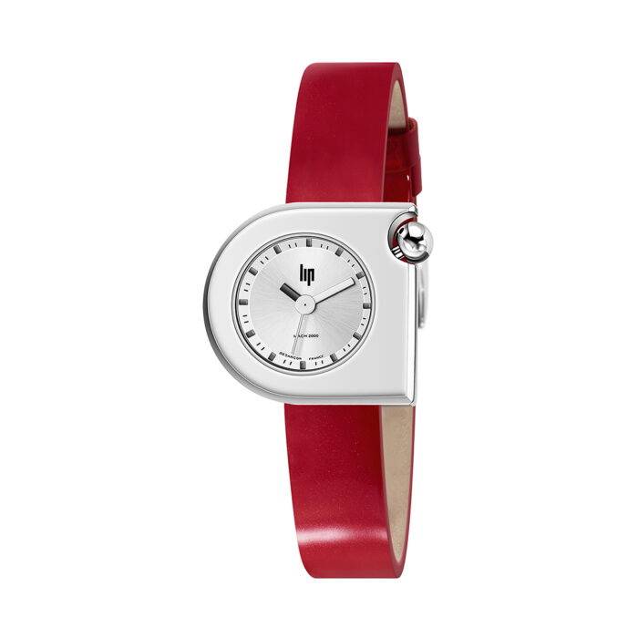 Lip Mach 2000 Mini Moon Rot Silber Uhr 671394