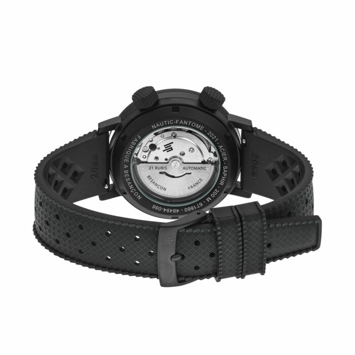 Nautic Fantome LIP Automatik Uhr 41mm Schwarz – Bild 5