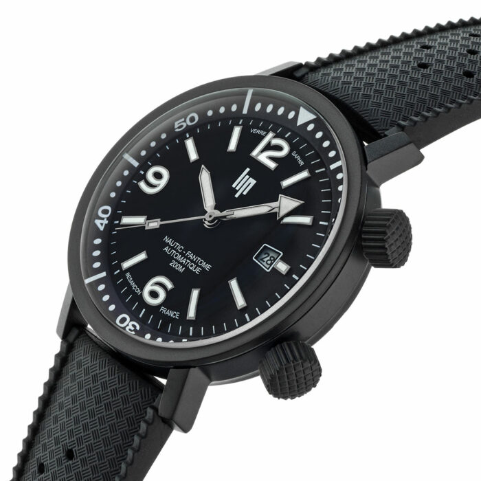 Nautic Fantome LIP Automatik Uhr 41mm Schwarz – Bild 4