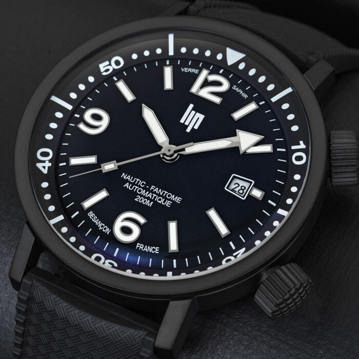 Nautic Fantome LIP Automatik Uhr 41mm Schwarz – Bild 2