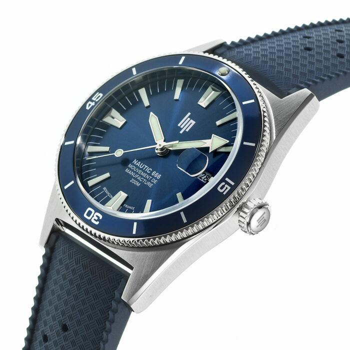 Lip Nautic 666 Automatik Uhr 39mm 676051 – Bild 2