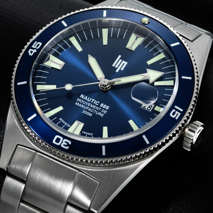 Lip Nautic 666 Automatikuhr 39mm 676052 – Bild 2
