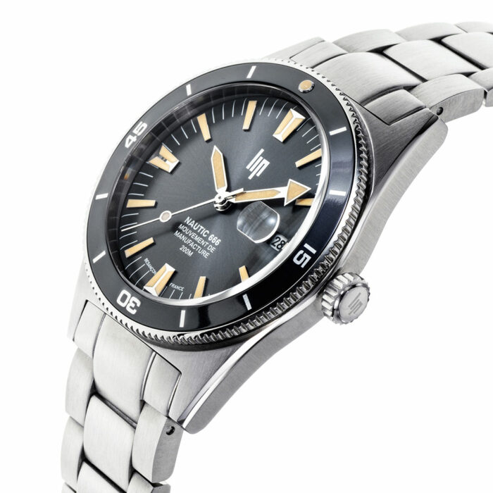 Lip Nautic 666 Automatikuhr 39mm 676053 – Bild 5