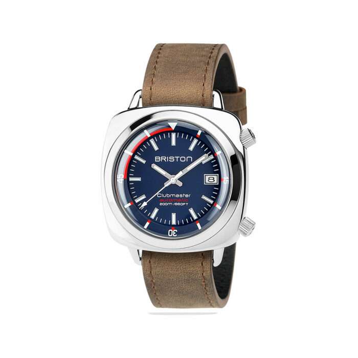 Briston Clubmaster Diver Lederarmband Uhr