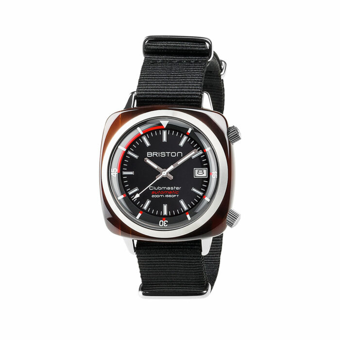 Briston Clubmaster Diver Schwarz Uhr
