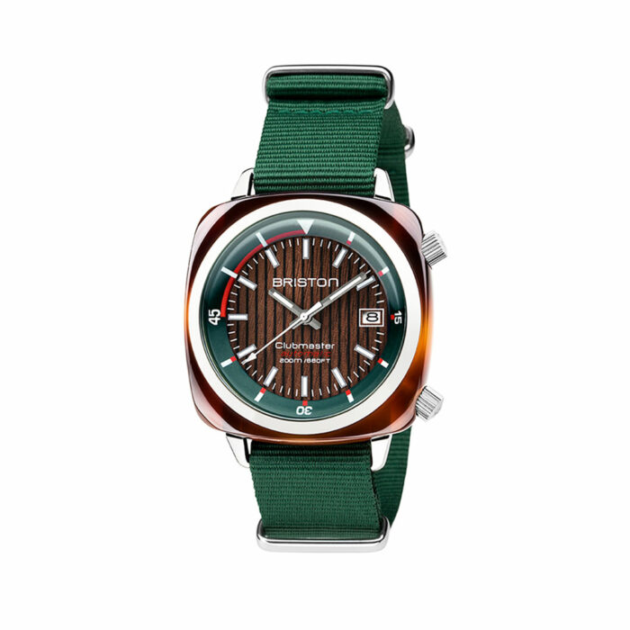 Clubmaster Diver Yatching Grün Briston Uhr