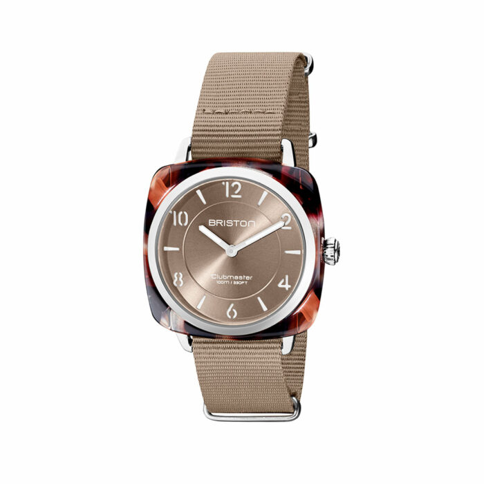 Briston Clubmaster Chic Grau Uhr