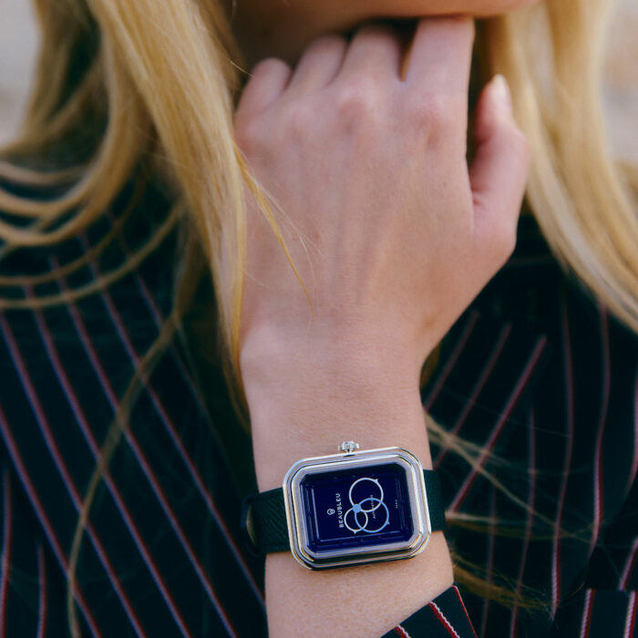 Beaubleu Ecce Figura Smalt Blau Uhr – Bild 2